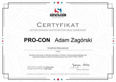 PRO-CON_Certyfikat_SINCLAIR_09-02-2023