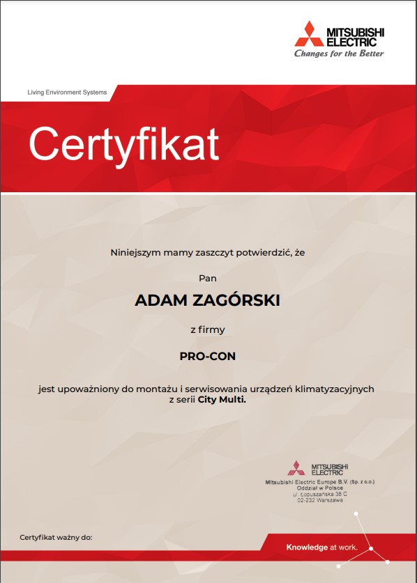 Certyfikat-Mitsubishi-City-Multy-10-2023