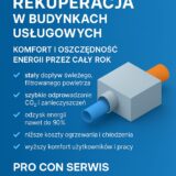 Rekuperacja w budynkach usługowych – komfort i oszczędność energii przez cały rok